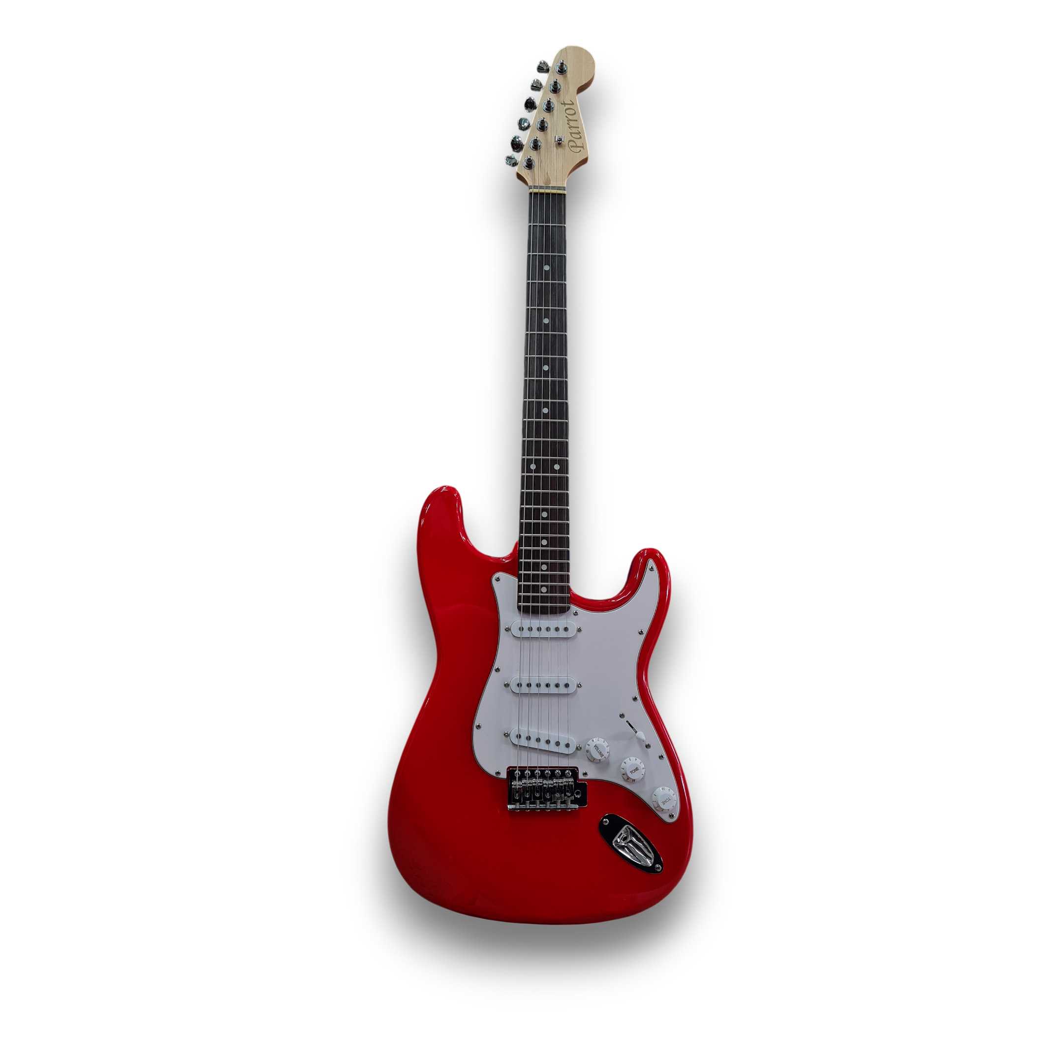 Guitarra eléctrica estilo Stratocaster parrot