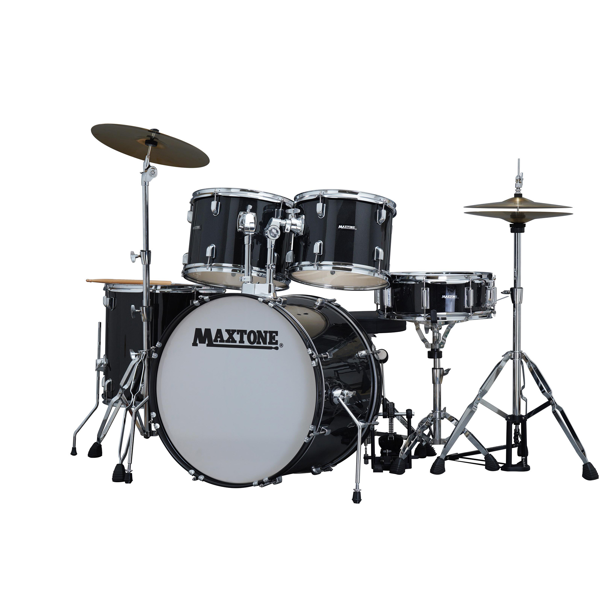 Batería Acústica Maxtone de 5 Piezas