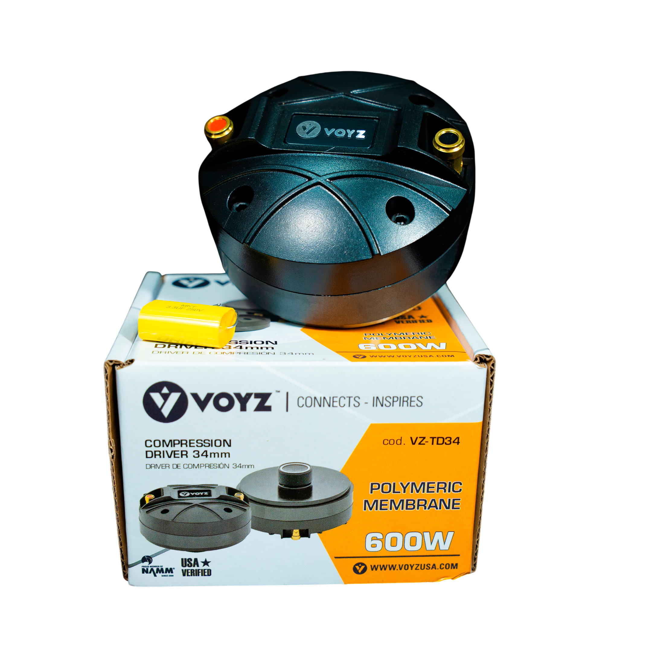 Driver de Compresión VOYZ 600W 34mm (VZ-TD34)