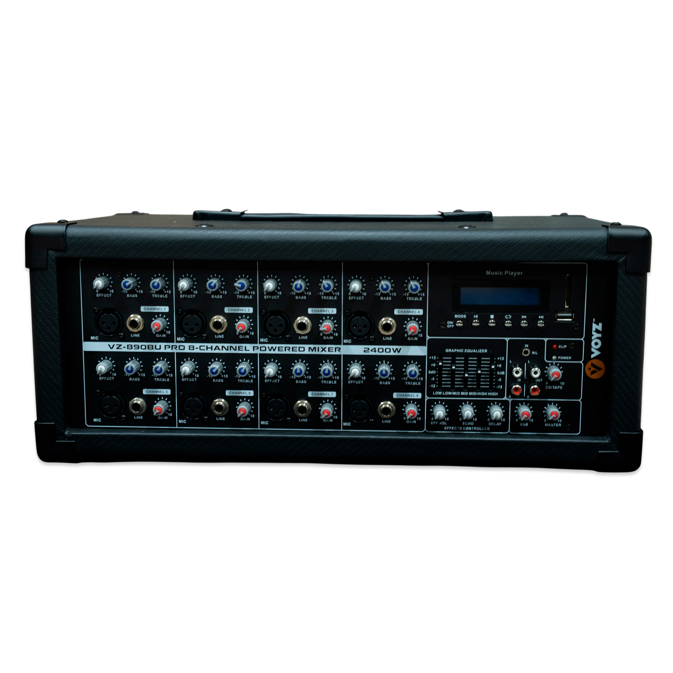 Amplificador Mezclador de Audio Voyz VZ-90BU | Bluetooth, USB y Radio FM