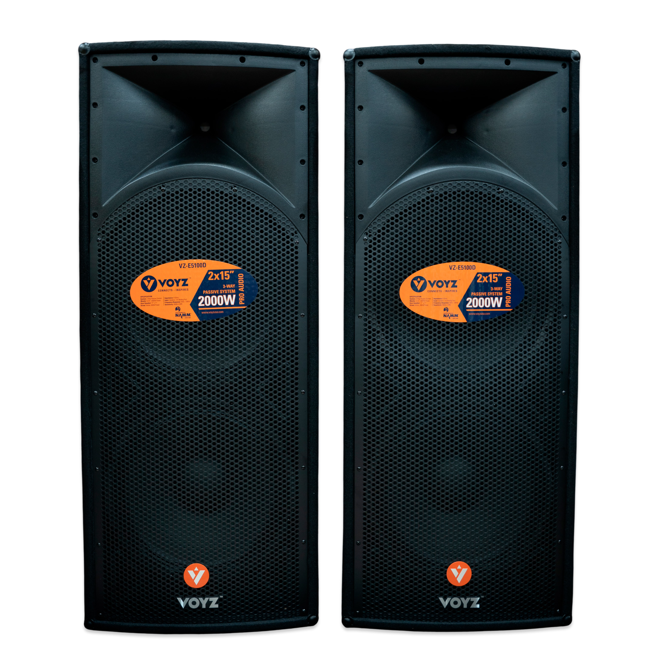 Bocinas Profesionales Voyz VZ-E5100D (2000W)