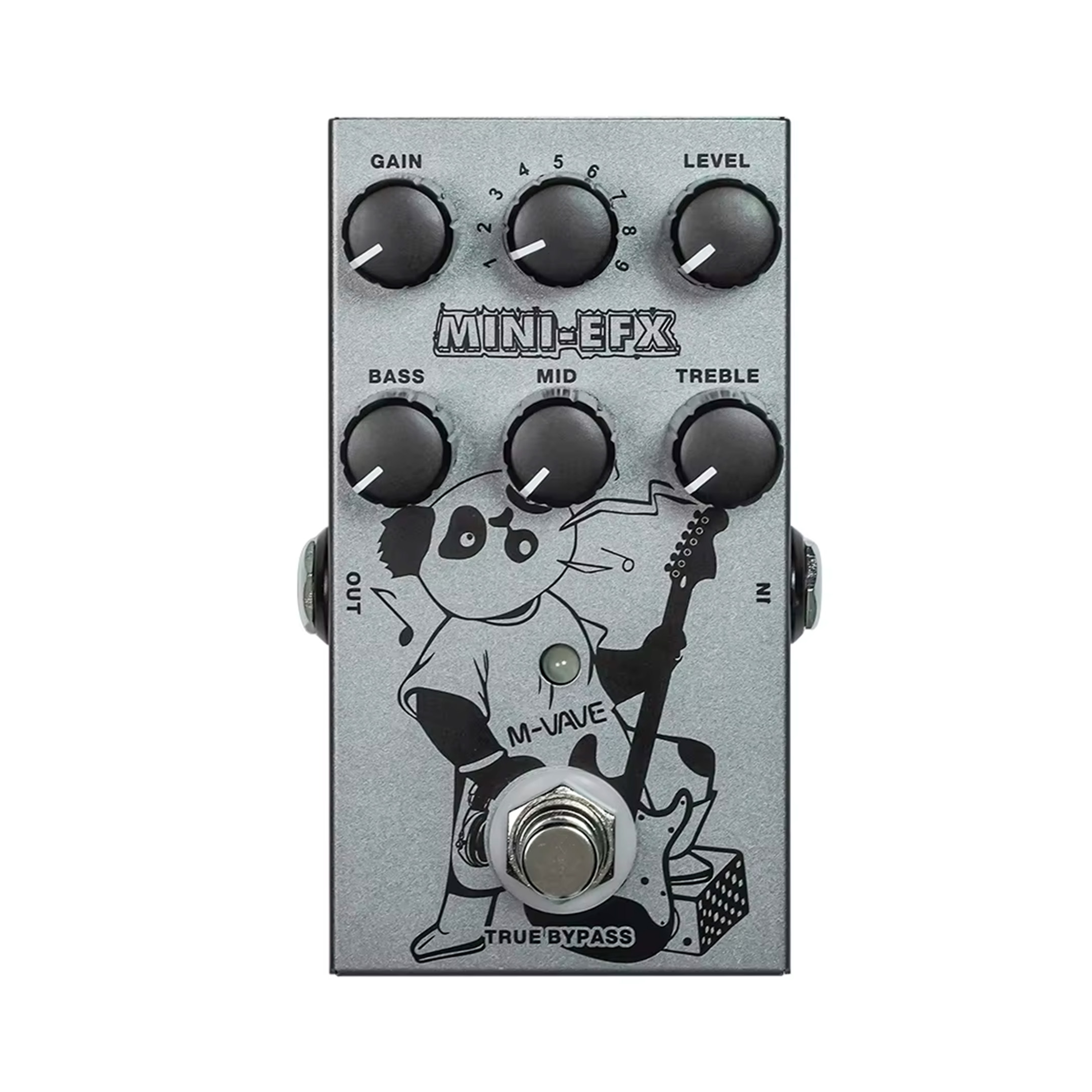 Pedal Multifuncional M-Vave (Distorsión, Boost y EQ de 3 Bandas)