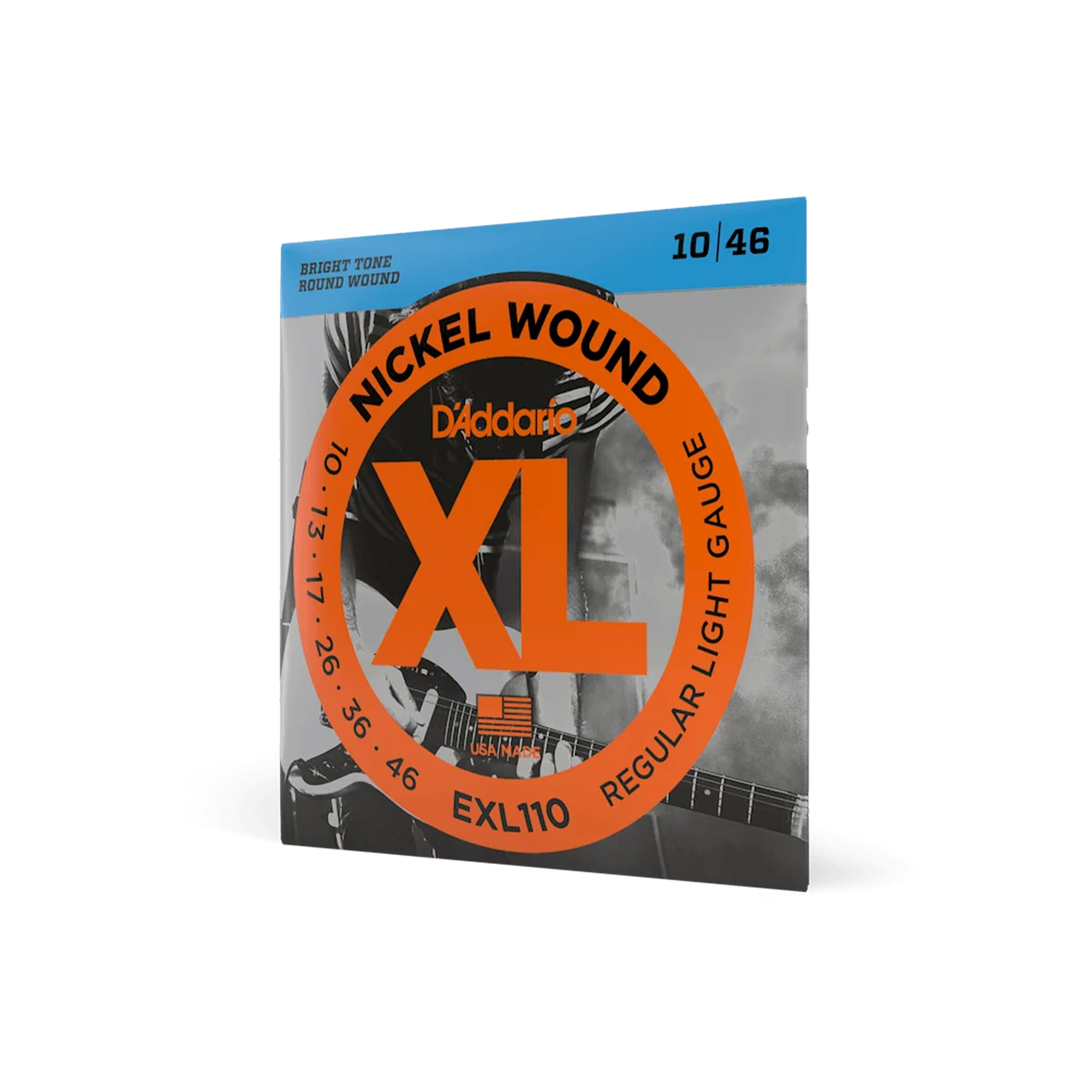 D'Addario EXL110 Nickel Wound Cuerdas para Guitarra Eléctrica (Calibre 10-46)
